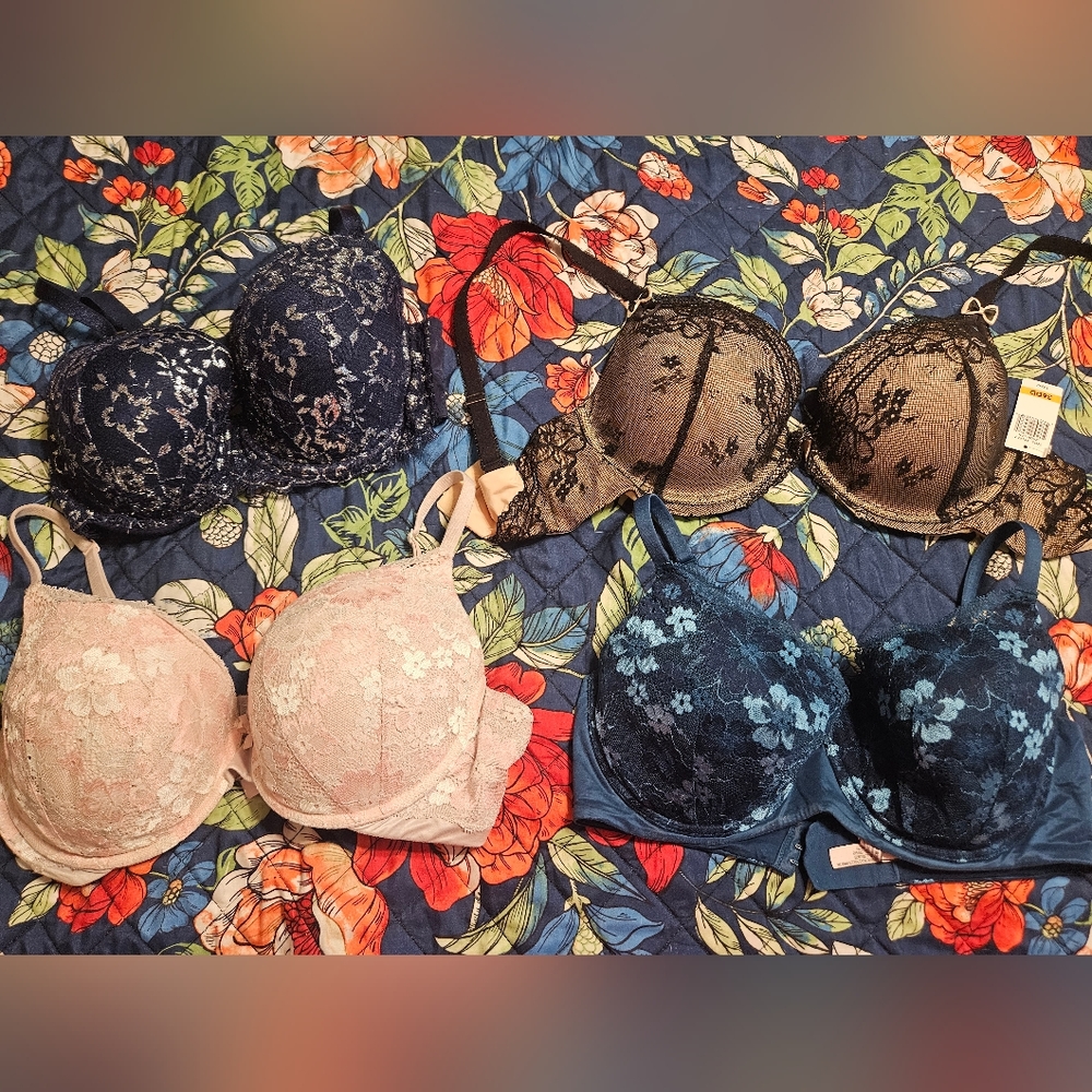 Four Victoria's Secret Size 36DD Bras
